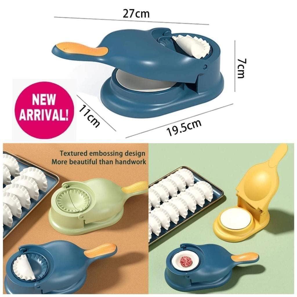 Manual Dumpling Maker with Wavy Edge Design for a Handmade Look